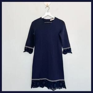 Tory Burch Coralie Merino Wool Dress Small